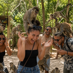 Monkeyland Punta Cana - singes en liberté
