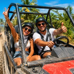 Buggy à Punta Cana sur la plage de Macao