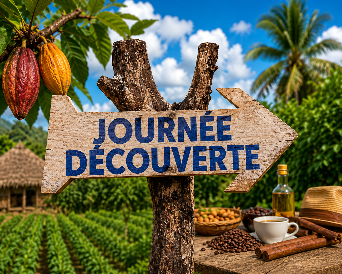 Produits locaux et épices pendant la Journée Découverte